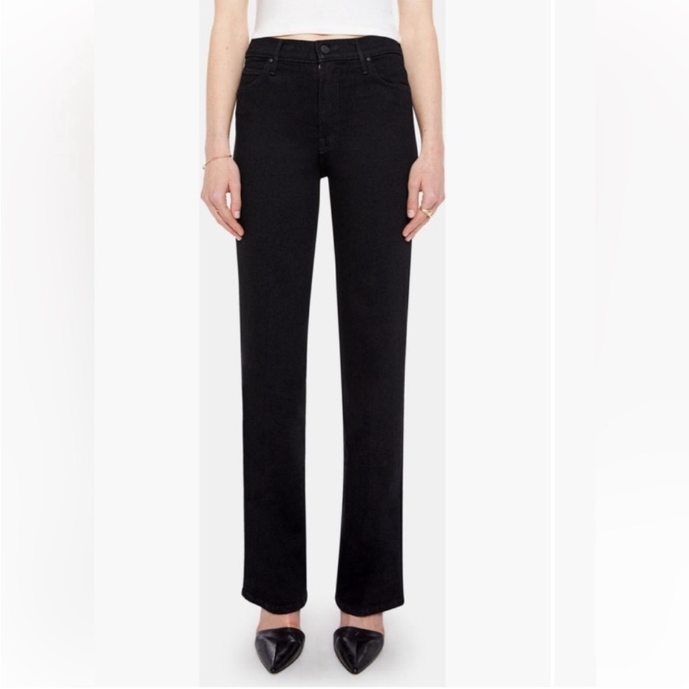 MOTHER the Kick it Jeans in Nighty Night Black